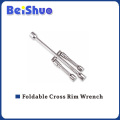 Foldable Cross Rim Socket Wrench para Ferramentas manuais